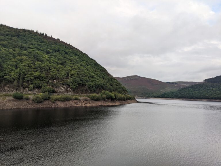Hill and lake - Elan Valley